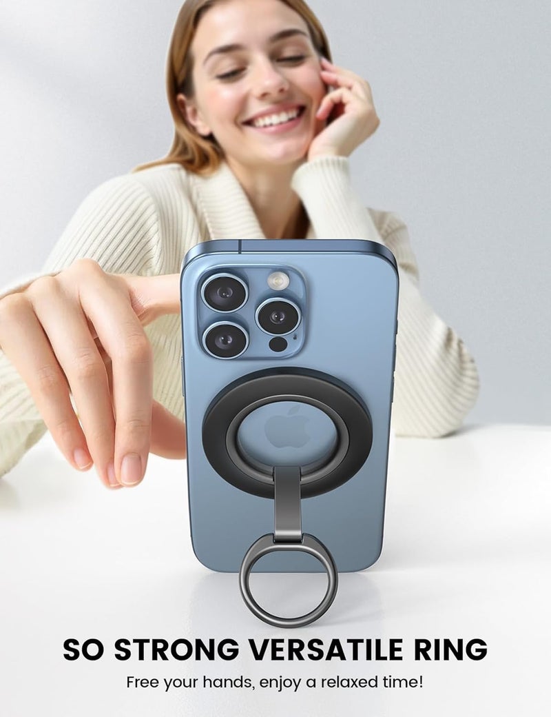 Lamicall حلقة مغناطيسية لهاتف MagSafe - حامل حلقة يد دوار 360°، حامل هاتف مغناطيسي قوي، ملحقات Mag Safe لهواتف iPhone 17 16 15 14 13 12 Pro Max Air، وأجهزة Androids - Image 1